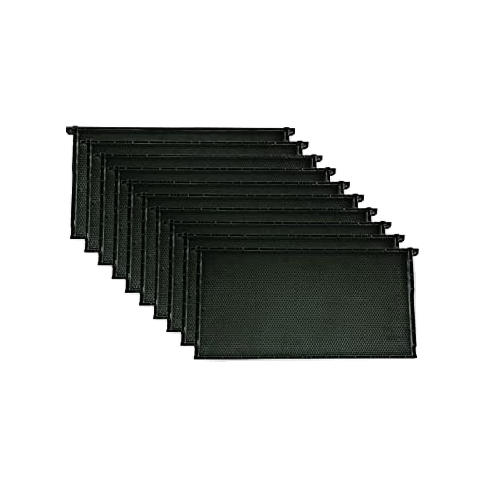 Mann Lake front view of black 9 1/8 inch frame showing ready-to-use benefit