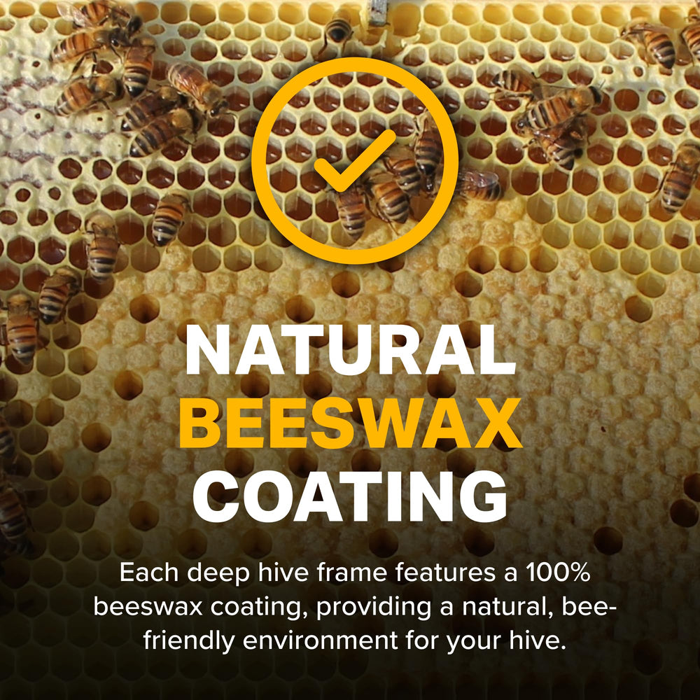 Mann Lake side profile of frame showing one-piece durable construction benefit
