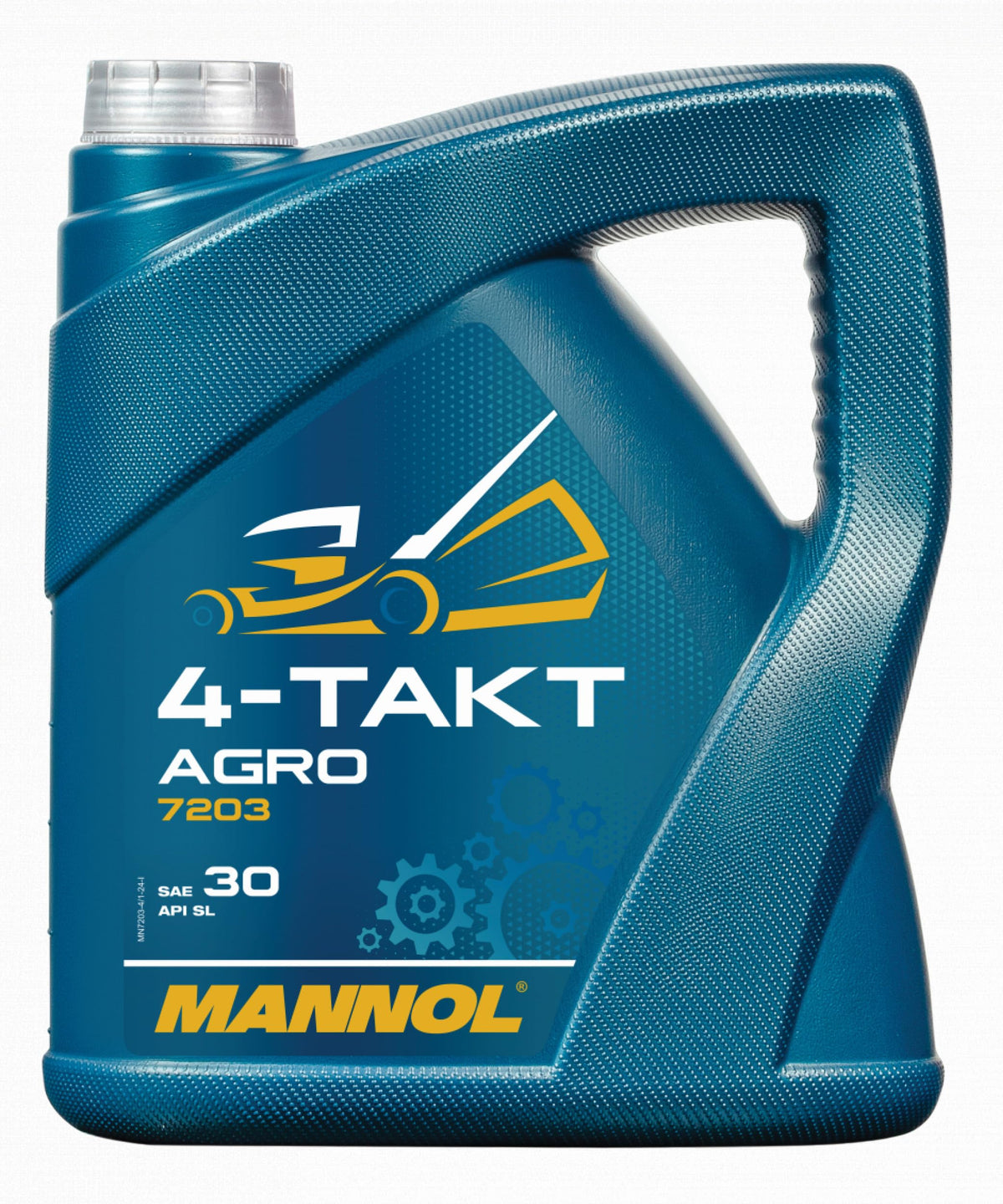 MANNOL front label on 4L bottle showing product name and benefits