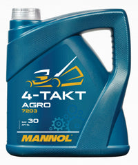 MANNOL front label on 4L bottle showing product name and benefits