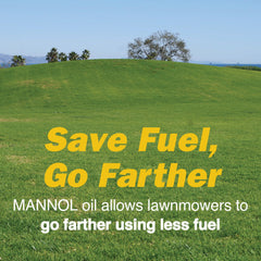 MANNOL oil texture close-up showing smooth synthetic consistency