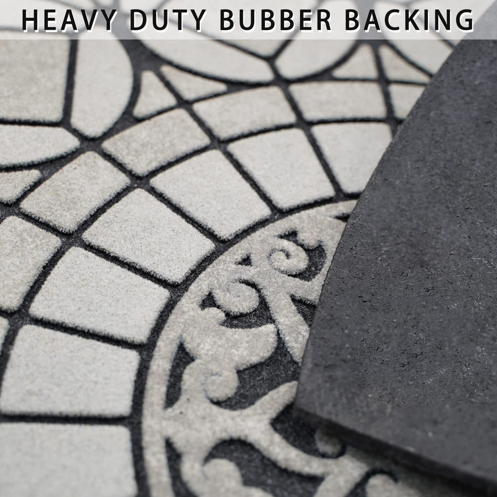MANO underside rubber backing grips surface to prevent slipping and shifting
