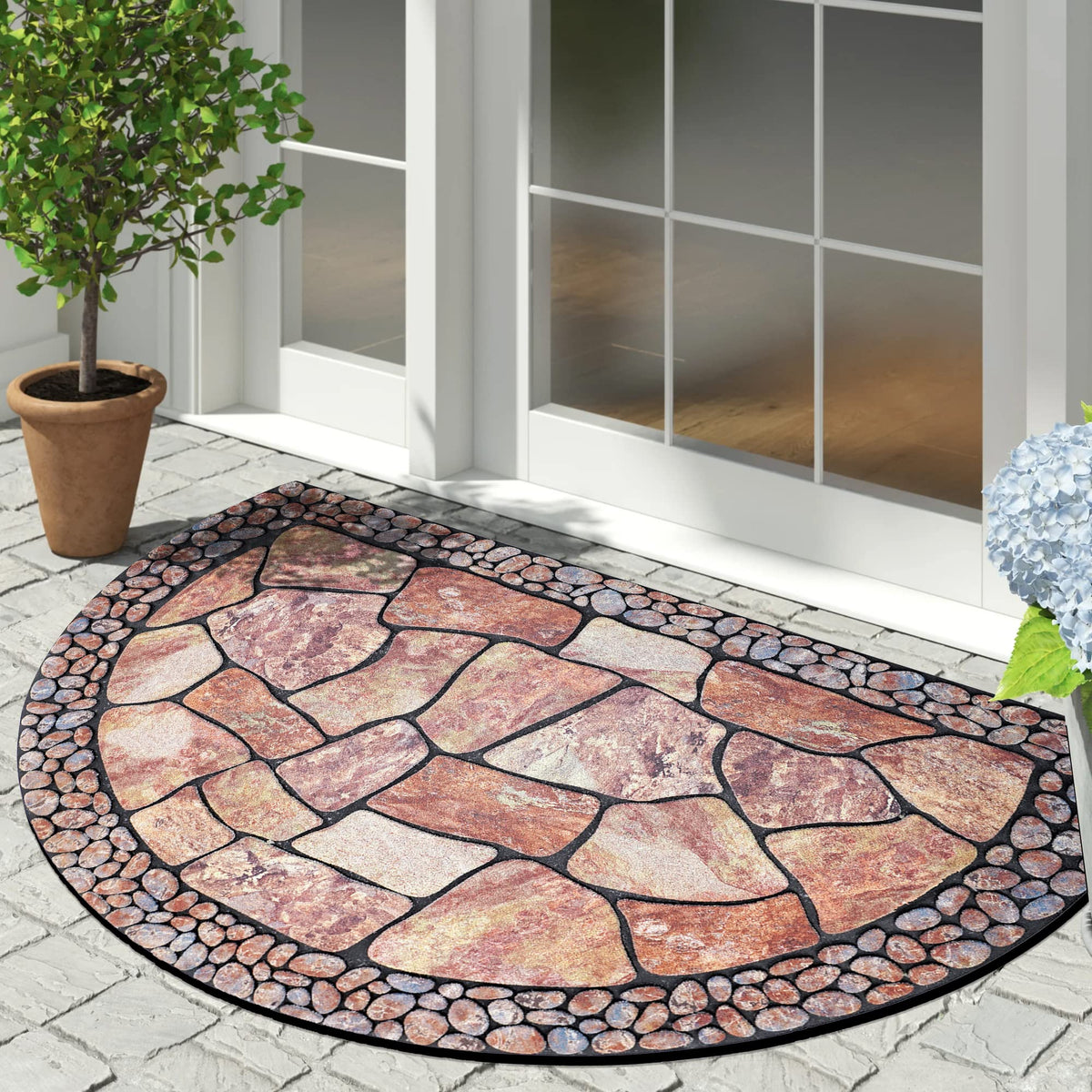 MANO front packaging showing cobble pattern and size benefits