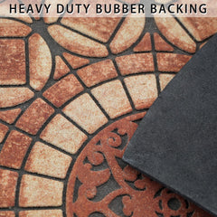 MANO mat in use at porch entry providing clean shoes and welcoming entrance