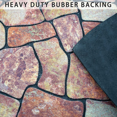 MANO non-slip rubber backing gripping porch for safety