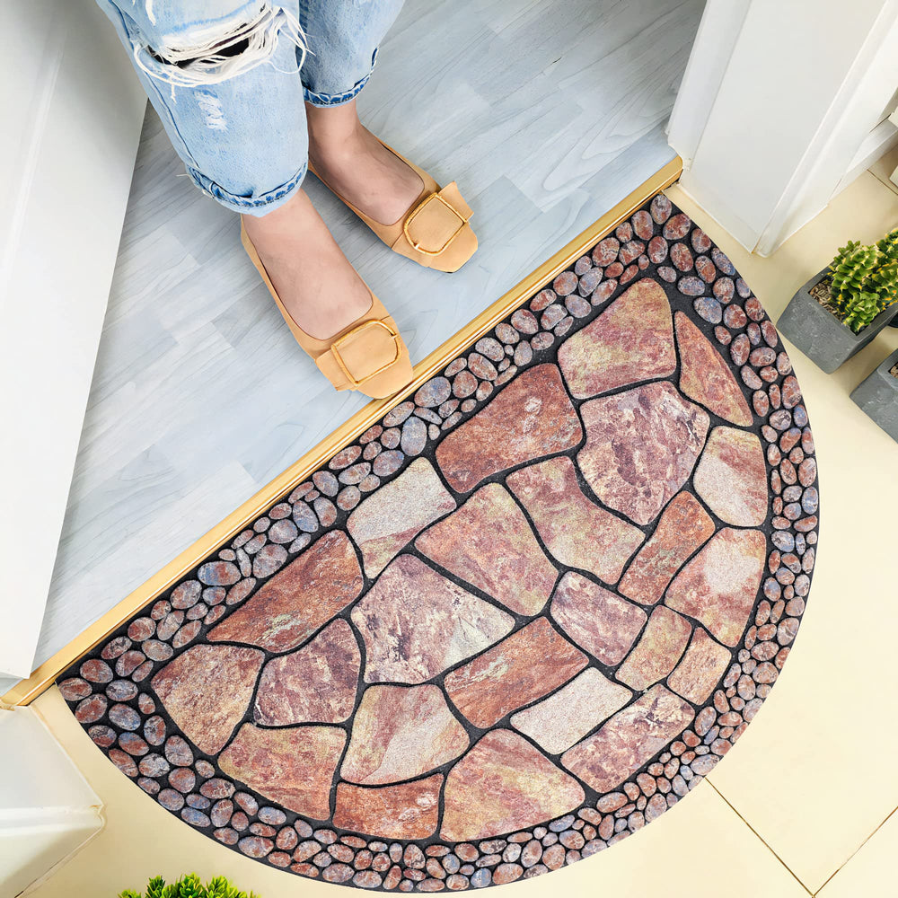 MANO mat styled on outdoor porch enhancing curb appeal
