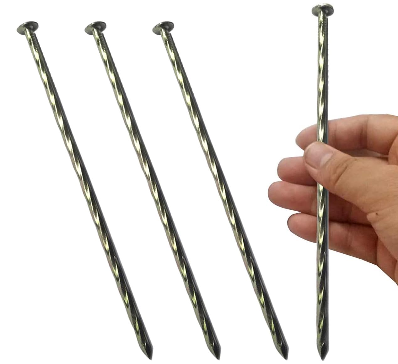 MAOMBO front view of 100-pack stakes shows quantity and packaging benefit visibility