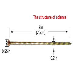 MAOMBO close-up of spiral thread detail demonstrating secure soil grip