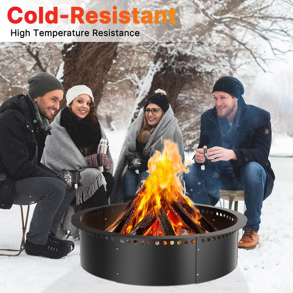 Maonlyking fire pit in use with wood burning for reduced smoke and heat