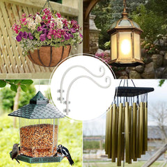 Maosen mounted with hanging planter demonstrating stable outdoor display