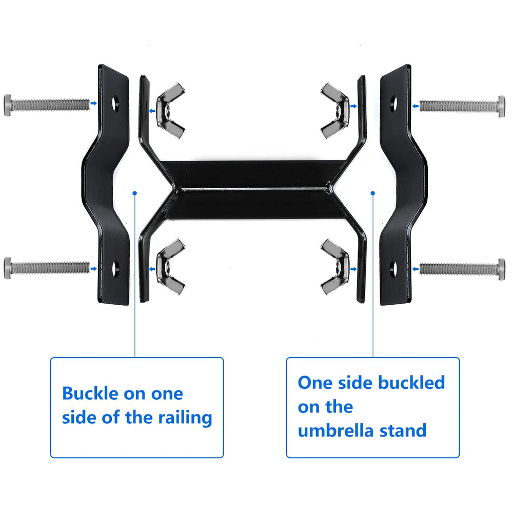 Maosen three clamps laid out to show kit contents and installation ease benefit
