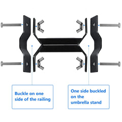 Maosen three clamps laid out to show kit contents and installation ease benefit