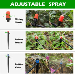 Maotong assorted emitters and mist nozzles detail for customizable flow control