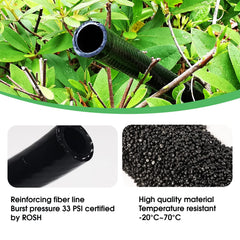 Maotong tube end connected to a coupler illustrating easy hookups and secure flow benefit