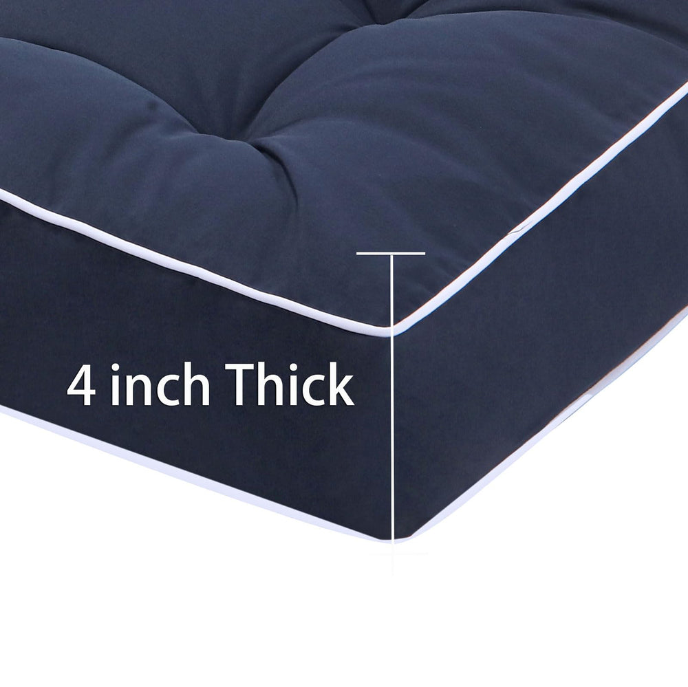 Maphissus vacuum-compressed cushion in box showing space-saving shipping benefit