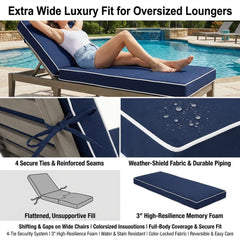 Maphissus stitched white contrast piping reinforcing cushion edges and durability