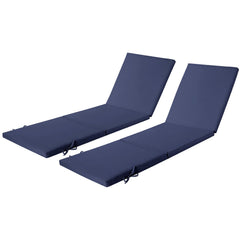 Maphissus front view of both 77x24 inch cushions showing full-length profile and matching set benefit
