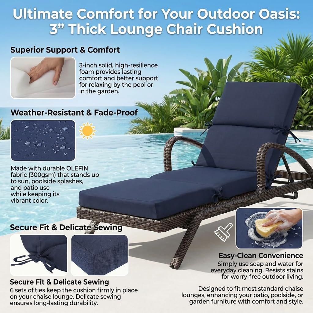Maphissus reversible four-section tufted design for even wear and comfort