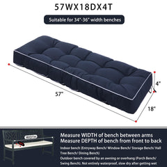 Maphissus side profile showing 4 inch thickness for added seating support and comfort