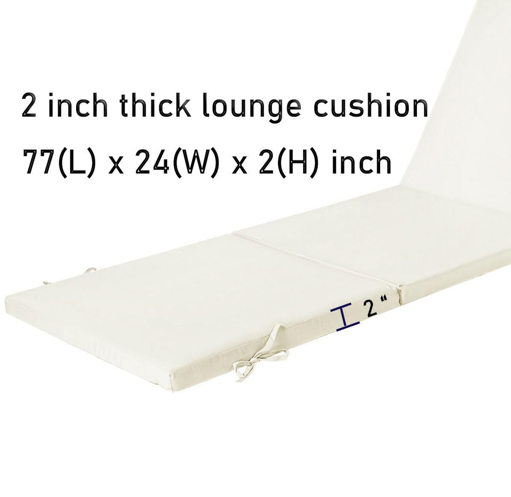 Maphissus size comparison on standard chaise showing accurate 77x24 inch fit