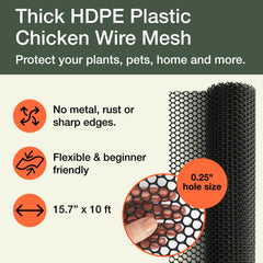 MaPorch close-up of HDPE mesh texture demonstrating chew resistance
