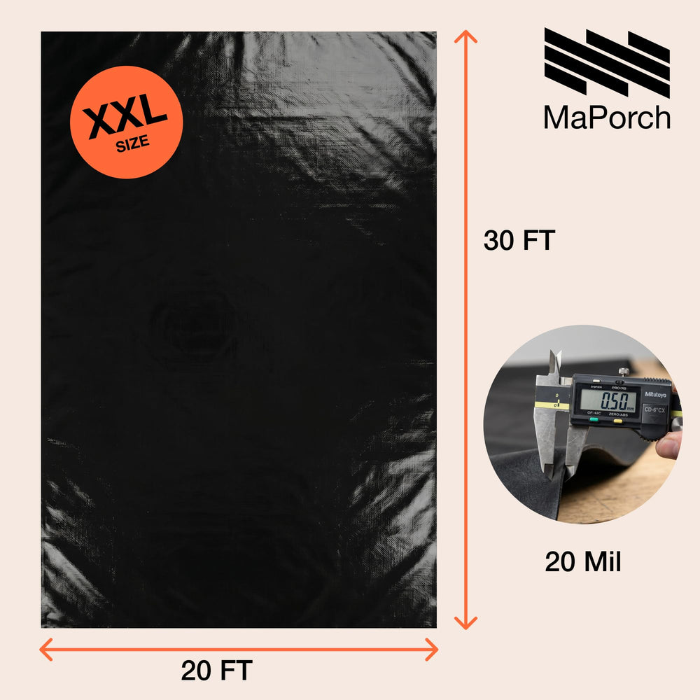 MAPORCH detail of on-site cutting and trimming showing customizable fit advantage