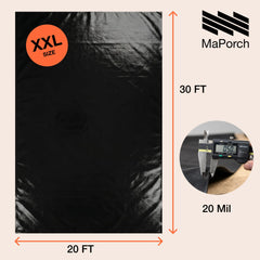 MAPORCH detail of on-site cutting and trimming showing customizable fit advantage