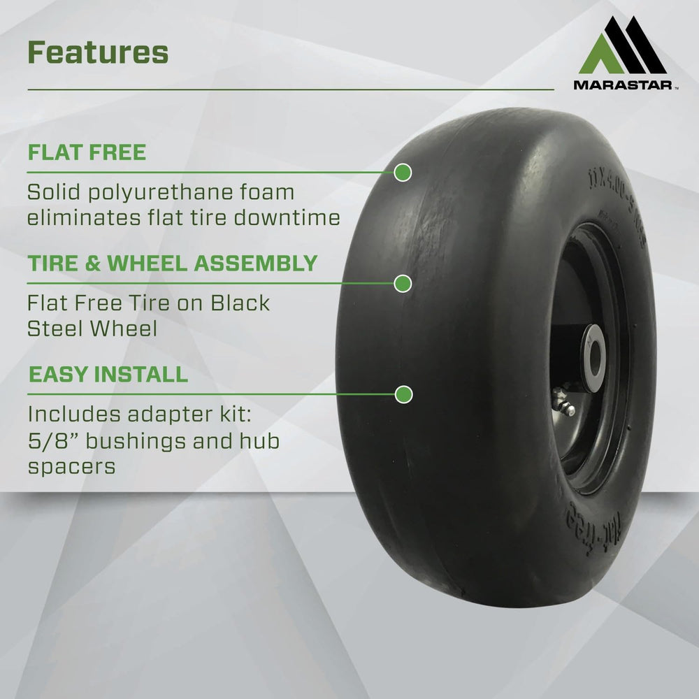 MARASTAR adapter kit components laid out for easy axle customization and fitment