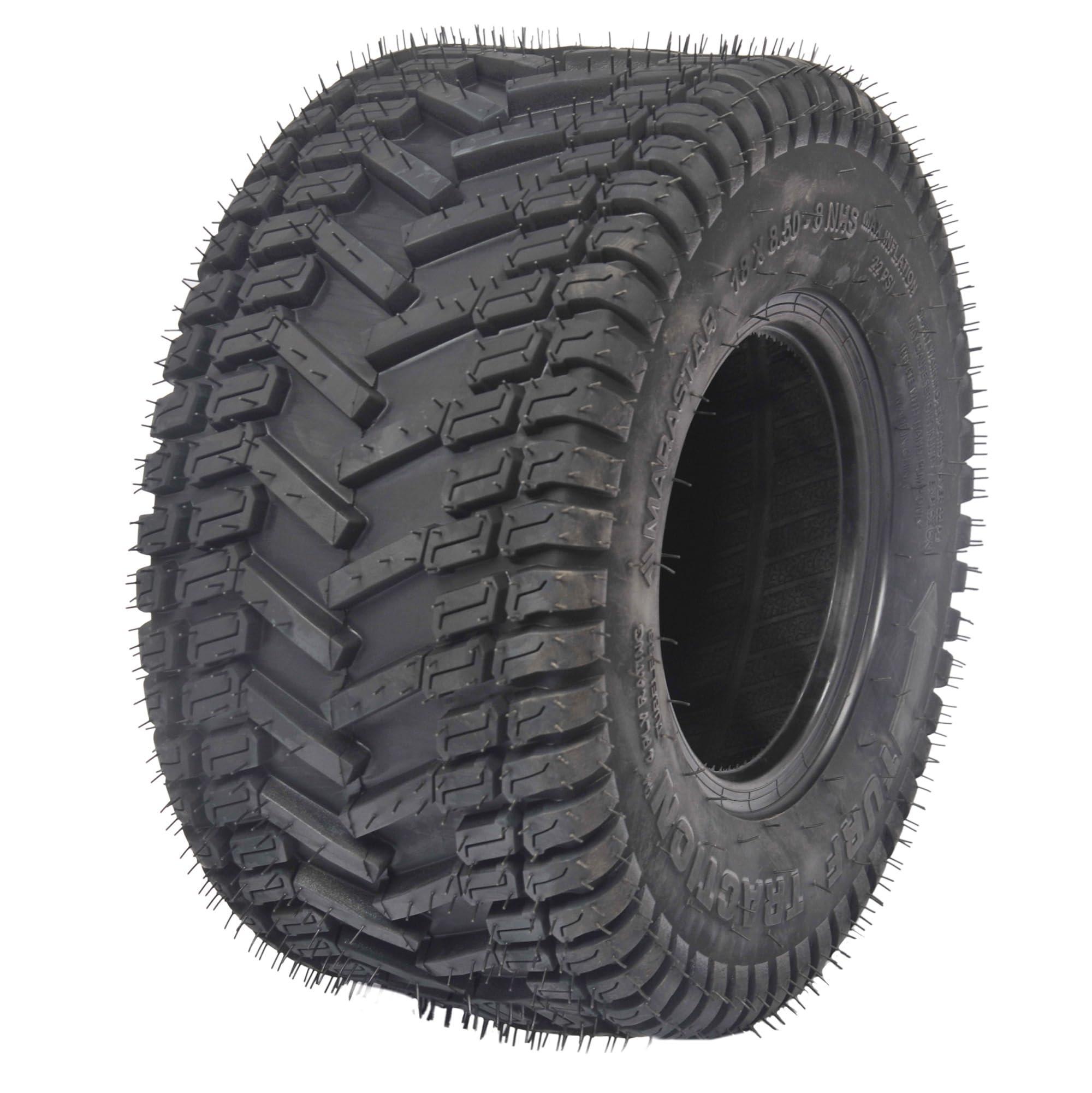 MARASTAR front view showing full tread profile for improved stability