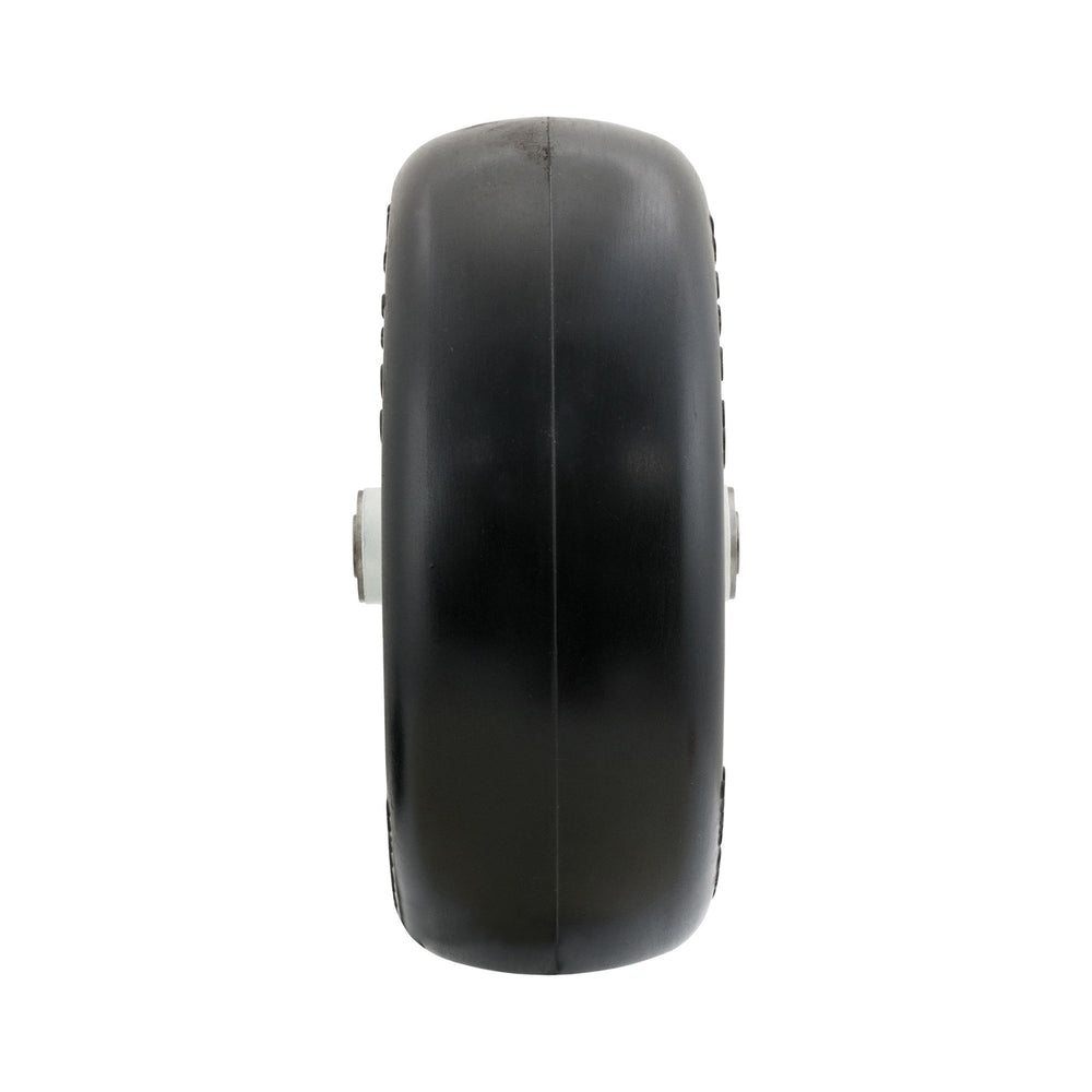 Marathon side profile of tire tread showing non-marking smooth tread benefit turf protection