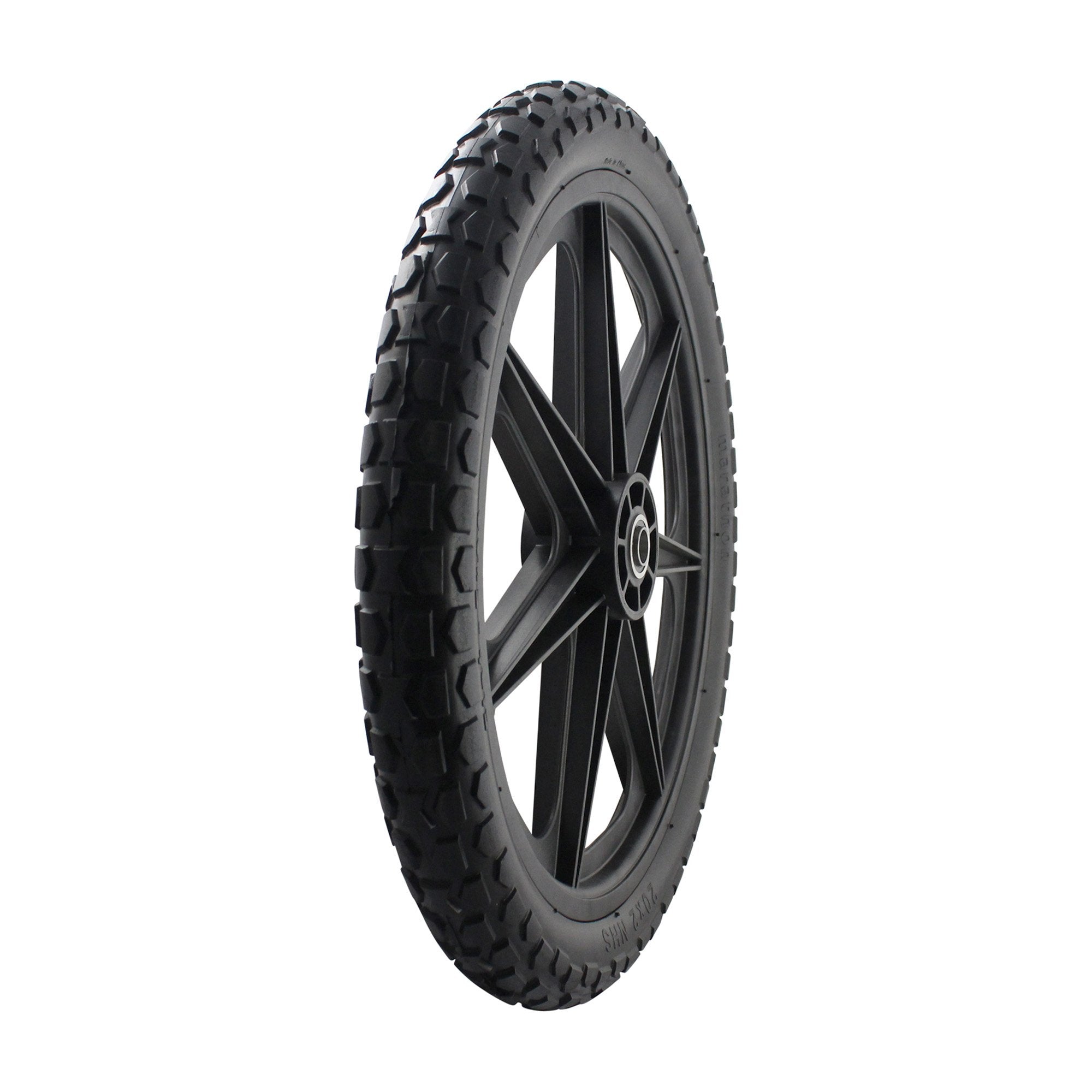 Marathon front view wheel assembly showing ready-to-install design and durability