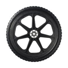 Marathon close-up of knobby non-marking tread for improved traction and clean surfaces