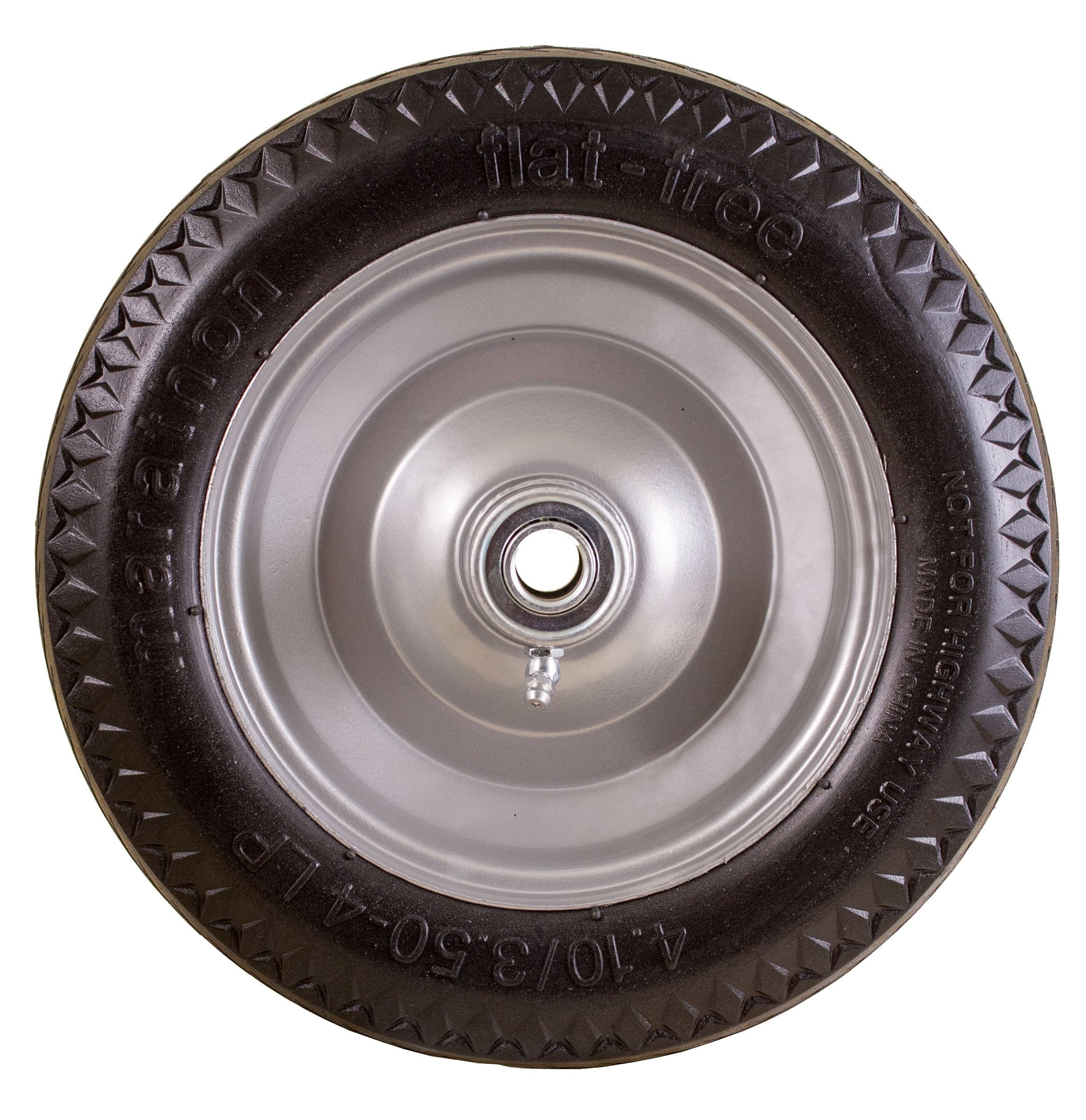 Marathon close-up sawtooth tread providing traction and smooth roll