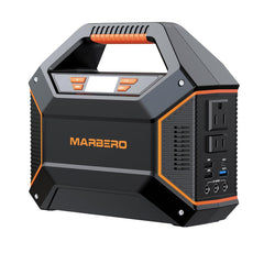 MARBERO front view showing ports and compact design for easy transport