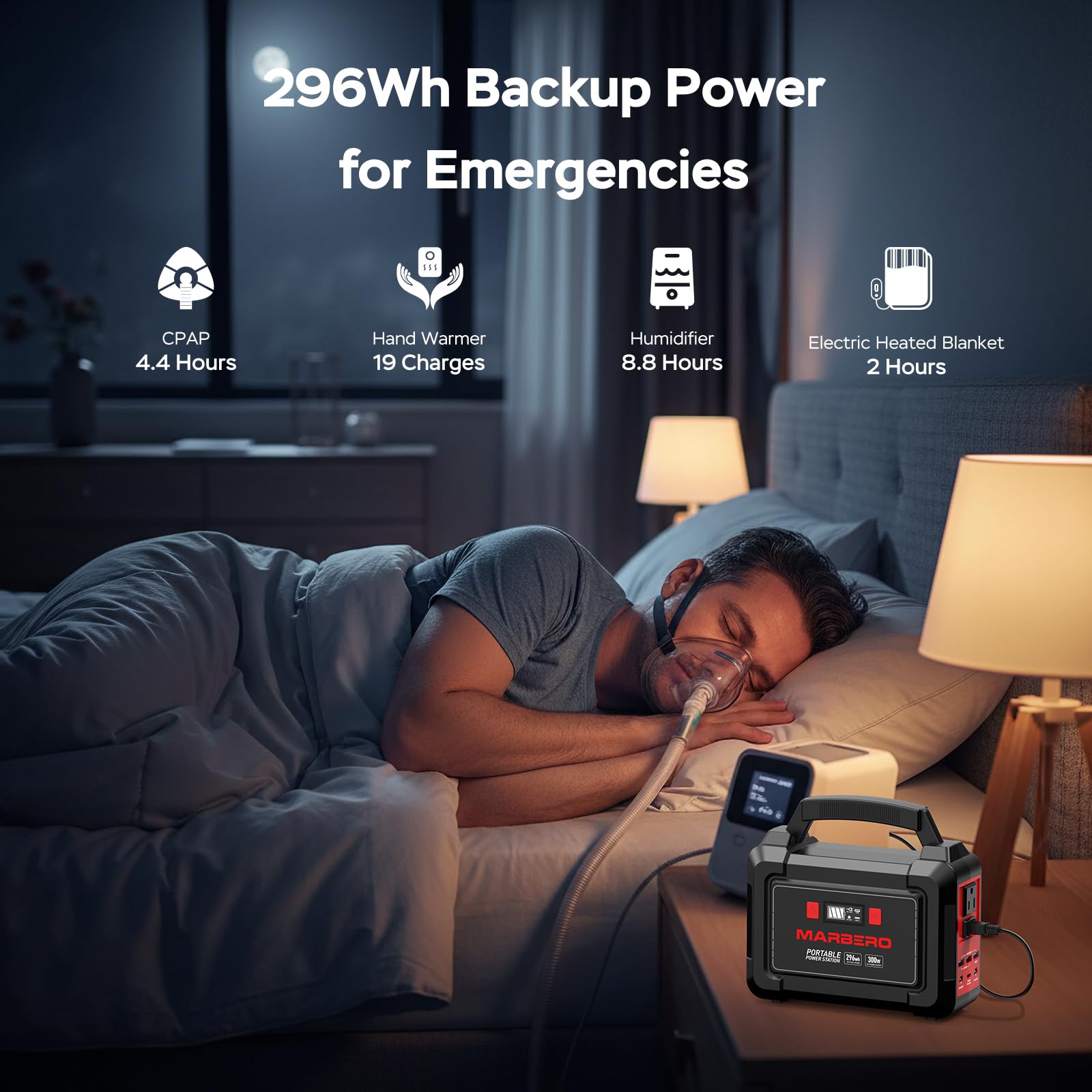 MARBERO charging phone and laptop simultaneously showing fast convenient charging