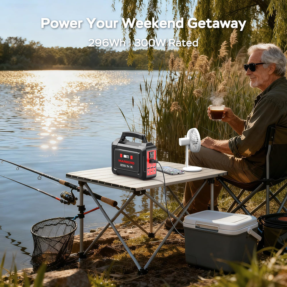 MARBERO folded 60W solar panel compact for storage and travel convenience