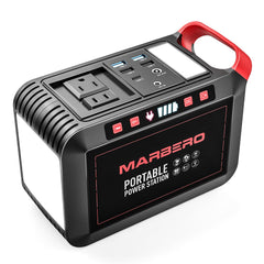 MARBERO front view showing ports and compact design for versatile charging