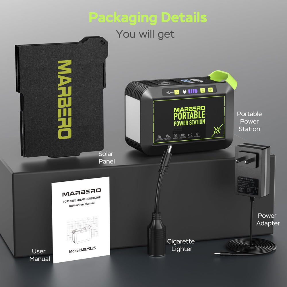MARBERO built-in flashlight and SOS strobe illuminated for emergency signaling