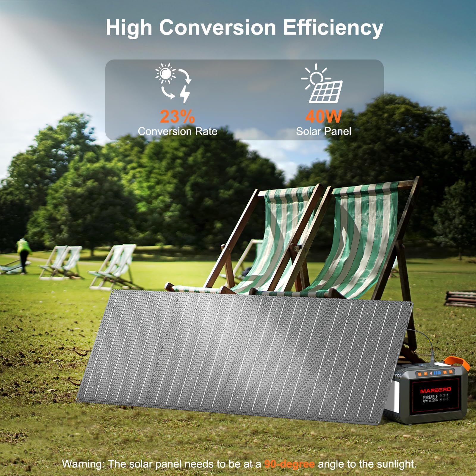 MARBERO power station charging a laptop demonstrating reliable work backup