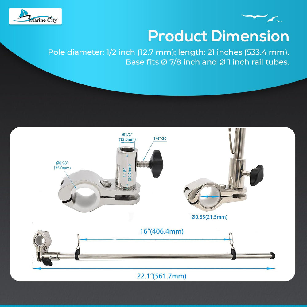 MARINE CITY stainless steel finish highlighting rust-resistant corrosion protection