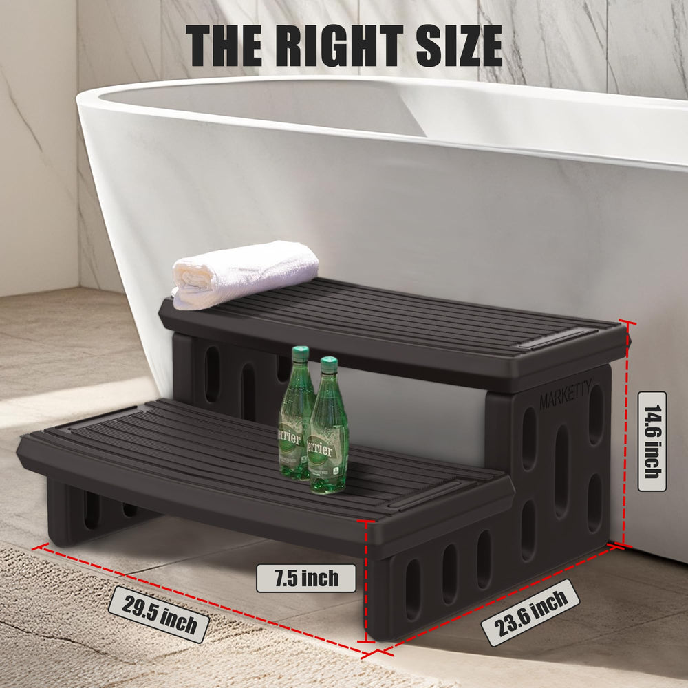 MARKETTY underside showing recommended anti-slip pads for floor safety