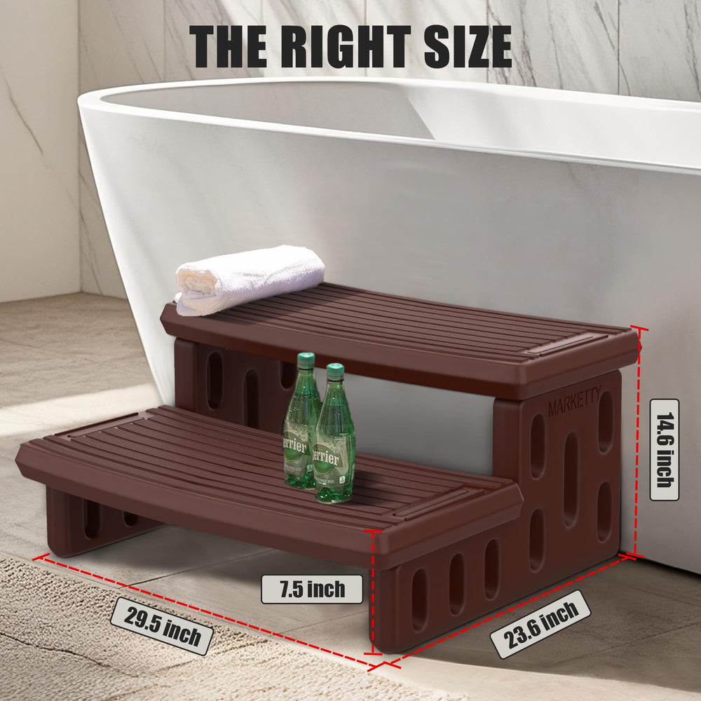 MARKETTY compact folded steps for portable storage and easy transport