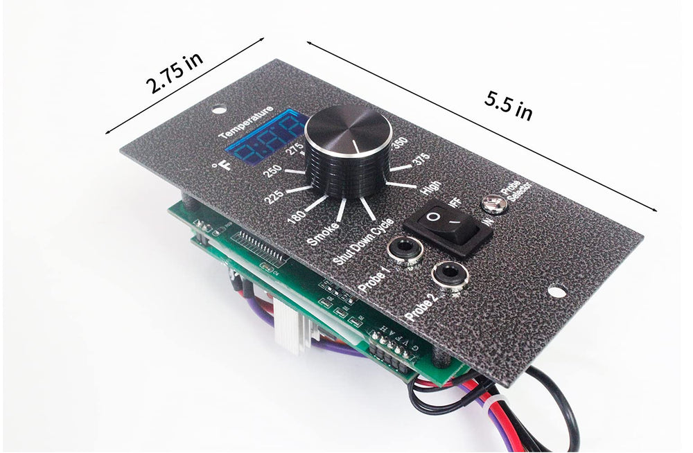 MARS CAMP LED temperature display close-up for clear and readable grill info