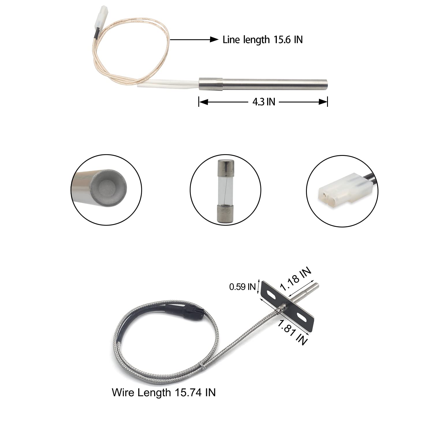 MARS CAMP stainless steel clip securing probe for stable, accurate readings
