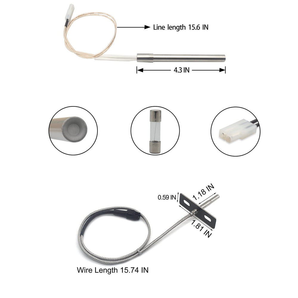MARS CAMP stainless steel clip securing probe for stable, accurate readings
