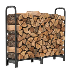 Mars Explo front view of 4ft rack showing sturdy frame and organized logs