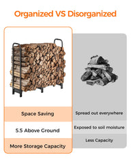 Mars Explo loaded with split firewood demonstrating capacity and airflow