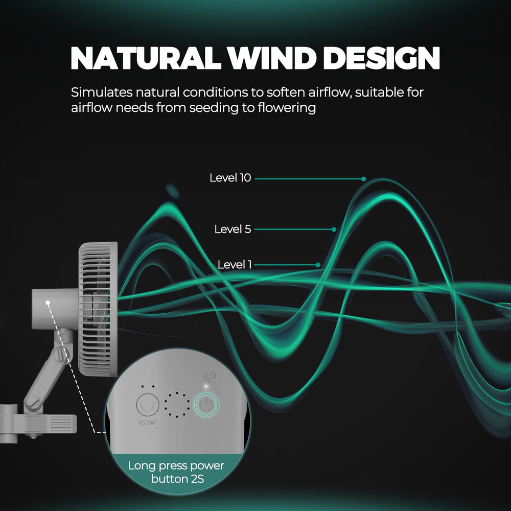 MARS HYDRO smartphone app controlling fan speeds and timers benefit