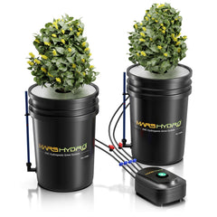 MARS HYDRO front view of both buckets showing complete kit and easy setup benefit