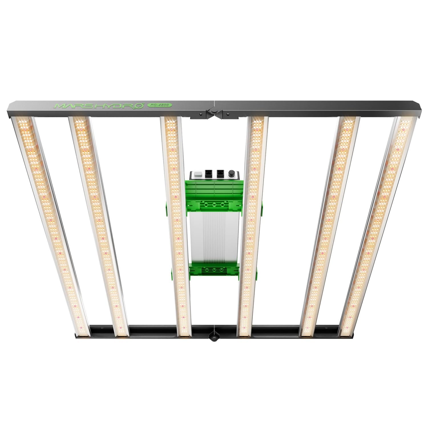 MARS HYDRO FC-4800 front view showing full-spectrum bars and even light spread